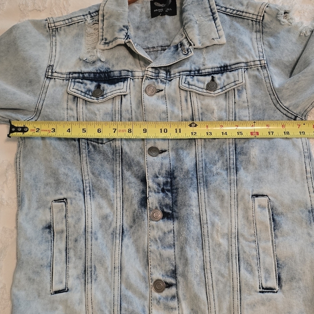 Brave Soul Unisex Jacket, NWT, Embroidered Back, Size Men's S/ Women's M, (0718) - Picture 14 of 15